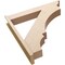 Ekena Millwork 8-in W x 48-in D x 48-in H Balboa Trad Rough Cedar Woodgrain TimberThane Outlooker, Primed Tan OUTUR080X48X48BOA04RCPR - alternate 4